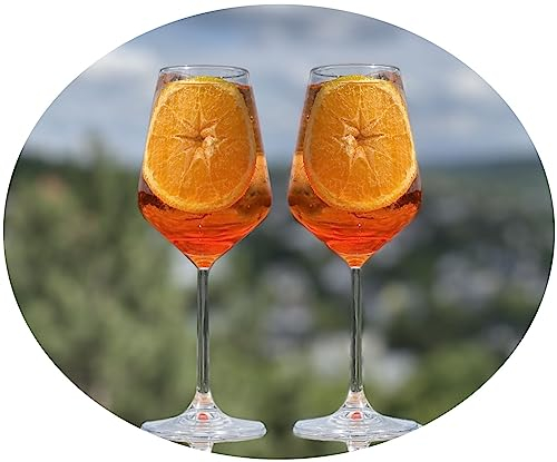 Topkapi Aperol Spritz Glas Heesthal – Aperol Gläser, Lillet Gläser, Cocktail Glas, 370ml, Profi-Glas für Aperol Spritz, Lillet, Hugo, Amalfi, Cocktails, 6 Stück