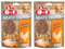 8in1 Meaty Treats, gefriergetrocknete Hunde Leckerlis mit Huhn & Karotte, getreidefrei und ohne Zucker, 50 g Beutel (Packung mit 2)
