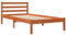 vidaXL Cadre de Lit, Lit Simple avec Sommier à Lattes, Lit Adulte, Meuble de Chambre à Coucher, Cire Marron 90x190 cm Bois de Pin Massif