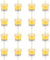 Omsscun 16 Stück 6mm / 8mm Kraftstofffilter, Benzinfilter 6mm, Universal Gasöl Flüssigkeitsfilter Benzinfilter,Benzinfilter Motorrad