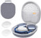 Headphones Case for Apple AirPods Max, Smart Hard Case with Auto Wake/Sleep Mode, Ultra Slim Travel Carry Bag with Silicone Anti-Scratch Ear Cups Cover for AirPods Max - Grey