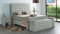 Boxspringbett Kimm 180x220, KL-Grau, 7-Zohnen Taschenfederkernmatratze, Ergoflex - Inklusive Aufbau - Deutscher Hersteller