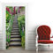 FYRHLH 3d Türtapete Selbstklebend Treppe Türposter Fototapete, Schlafzimmer Wohnzimmertür Aufzug Tür Aufkleber B90 x H200cm