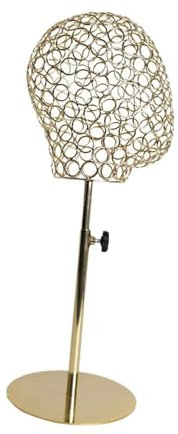 Amagogo Hüte Schaufensterpuppe mit hohlem Kopf, Mehrzweck-Huthalter mit Einstellbarer Höhe, Haarteile-Trockenhalter für Kopfbedeckungen, Salonkappen