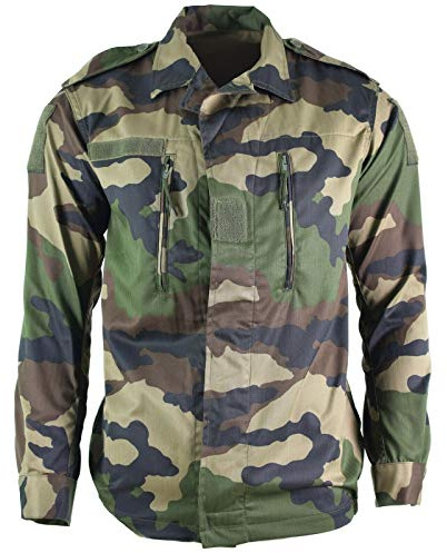 Genuine French army F2 combat jacket fatigue CE camo military issue surplus NEW
