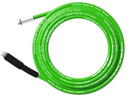 15M Sewer Drain Water Cleaning Hose Pipe Cleaner，Compatible for Karcher Huter Hammer Nilfisk STIHL Bosch Lavor High Pressure Washer(E)