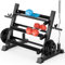 YOLEO Upgraded Dumbbell Rack, 1100LBS/500KG Capacity Weight Rack for Dumbbells, Barbells, Kettlebells, 3-Tier Adjustable Weight Stand, Compact Weight Organizer for Home Gym (Rack Only)