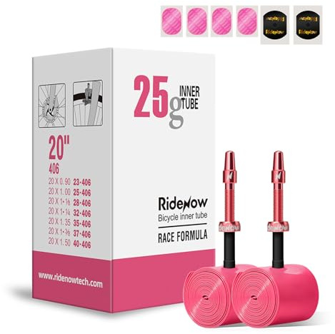RideNow 25g Faltrad Schlauch TPU Fahrradschlauch 20 x0.9-1.5 (406mm)