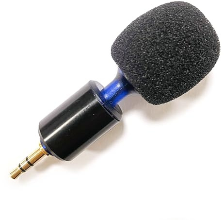 Small 3.5mm Miniature Camera Microphone For Cameras Computers Clear Sound Capturing Flexible Designs Adjustable Angles Mic