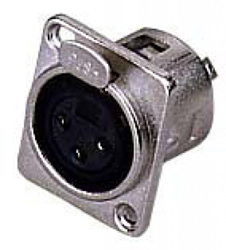 Stagg 16039 XLR-Einbaubuchse für Bedienoberfläche (3-polig) metall