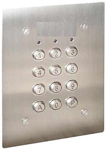 ACIE SU2-EAB-TME Clavier 2 relais avec 60 codes/touches métalliques Plaque Inox