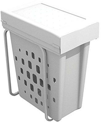 WESCO LAB1294WLD-10 Waste Separation System, White, 27.5 x 56 cm