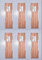 Kanta 6 X Garden Gardeners Dark Brown Coloured Wooden Expanding Expandable Wooden Garden Trellis Each Piece Expands to 150 x 30 cm New