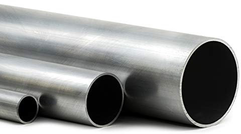 Aluminium Rundrohr AlMgSi05 Ø 60x10mm - Länge 1000mm / 100cm auf Zuschnitt