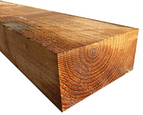 Total Sheds Railway Sleepers 8ft x 8ins x 4ins Pressure Treated (200mm x 100mm x 2400mm)