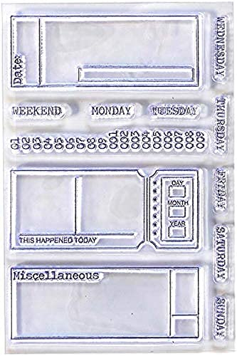 Elizabeth Craft Designs CS177 Clear Stamps Transparente Stempel, Gummi, Sidekick Essentials 2