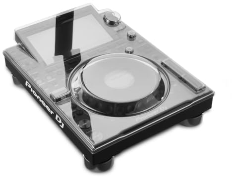 Decksaver Cover for Pioneer DJ CDJ-3000 - Super-Durable Polycarbonate Protective lid in Smoked Clear Colour, Made in The UK - The DJs' Choice for Unbeatable Protection