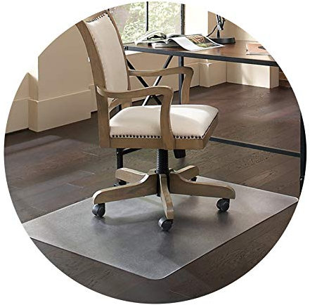 LSSB Sottopiatto Protezione Pavimento, PVC Matte/Traslucido Sottomano Scuff Resistente Tovaglia di Plastica per Tavolino/Camera da Letto/Soggiorno/Sala Riunioni/Cucina, 4 Spessori