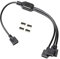 Odestar EK Water Blocks kompatibles EK-Loop D-RGB Splitterkabel, 3-Fach - schwarz