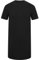 Mens Longline T-Shirts Short Sleeve Cotton Plain Long Designer Tee Tops (Black, L)