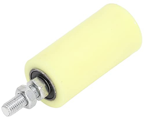 Risegun Schiebetür Rollen, 14 cm Führungsrolle für Schiebetore | Nylon Rolltorführung Gleittorrolle Rolltorführungshalterung, 100 mm Arbeitslänge