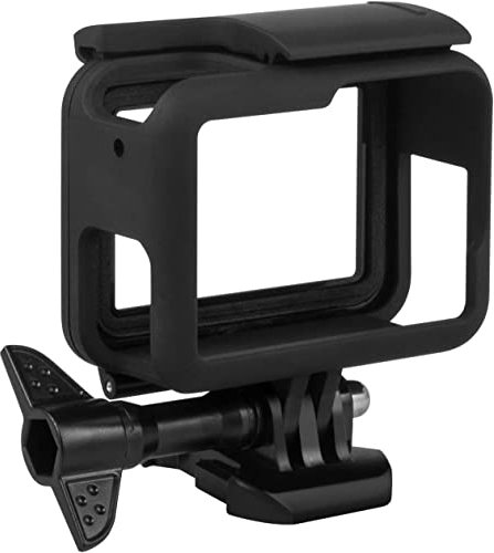 KOSONE Hero Protective Case, Frame Compatible with GoPro Hero 7 Black/ 6/5 / Hero (2018) Housing Border Protective Shell Case Accessories with Quick Pull Movable Socket & Screw