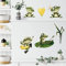 Sunnywall Frosch Teich Baden Plantschen Wandsticker Wandtattoo Wandbild Baby Aufkleber Kinderzimmer Bad Wandaufkleber Badezimmer