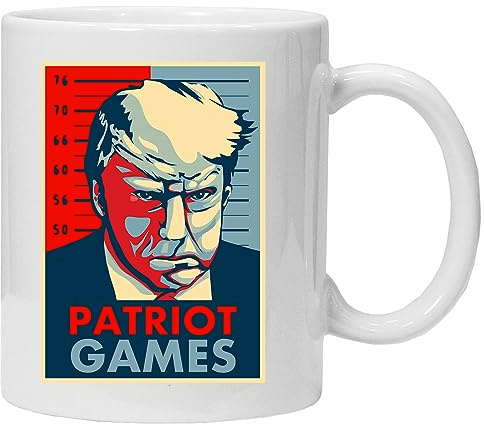 Tazza da 325 ml, motivo: Donald Trump Wars 2024, regalo di compleanno per uomini, regalo di compleanno per papà, regalo di compleanno per papà, riempitivo per calze di Natale