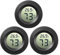 JEDEW 3-Pack Mini Hygrometer Thermometer Digital Humidity Meter Indoor/Outdoor Humidity Monitor Reptile Thermometer for Humidors Greenhouse Garden Cellar Fahrenheit(℉)/ Celsius(℃) (Schwarz -3 pack)