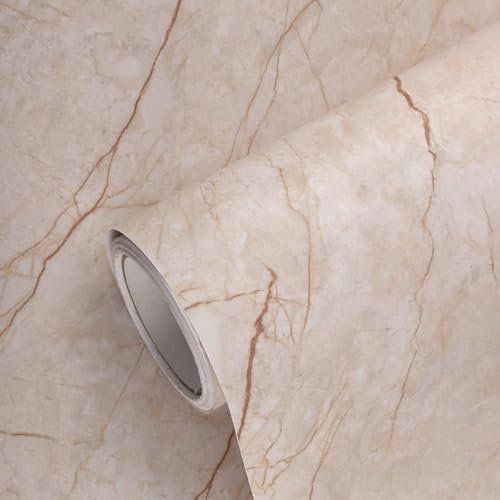 Ambiance Sticker Rouleau Adhésif Sol Rose Anti-dérapant Etanche au Mètre pour Salon, Chambre et Salle à Manger - H60 cm x L8 m