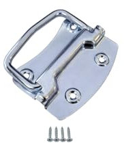QCAA Heavy Duty Ring Pull Chest Handle for Box Lift Door Chest, 4, Zinc Plated, Made in Taiwan, 8 Pack