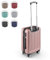 Easy Move ABS Hartschalenkoffer - Ergonomisch & Sicher - Kleiner Trolley Koffer mit 360° Rädern, Zahlen-Schloss - Rollkoffer, Reisekoffer Klein (Rose Gold, 54cm)