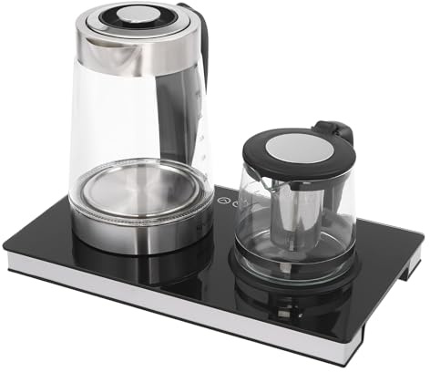 Kaffeestation in Einem Wasserkocher Kaffee- und Teestation Elektrischer Doppelflammiger LCD-Anzeige mit Warmhaltefunktion