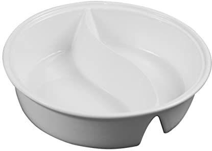 LIFKOME Noodle Bowl Set Bowl & Salad Bowl Dual Compartment Design for Pot Udon and Cold Noodles for Serving Meals