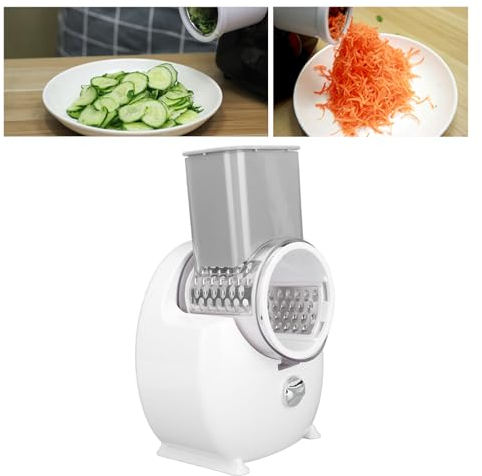 Electric Cheese Grater, Electric Slicer Shredder, Automatic Vegetable Slicer for Fruit Vegetable Cheese, Salad Machine for Home Kitchen, Restaurant, Vegetable Slicer
