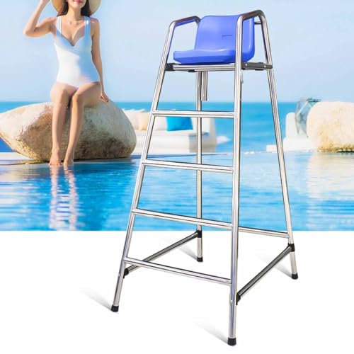 Piscine Chaises de sauveteurs Détachable Chaises de Sauvetage pour Piscine, Tabouret de Bar Autonome pour Parc Aquatique(Tall 180cm/70.9inch)