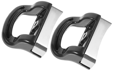 AUTSUPPL Poignée D'autocuiseur en Fer Et Plastique, Pièce Détachée Résistante à La Chaleur, Poignée Latérale Ergonomique Antidérapante, Accessoire pour Casserole 2 Pièces Utilisable Cuisine