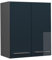 Vicco Hängeschrank Fame-Line, hängender Küchenschrank, Dunkelblau Hochglanz, 60 cm