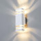 CELAVY LED Wandleuchte Wandlampe aussen - IP65 Außenlampe Aussenlampe Wand, GU10 Up Down Außenleuchte Aussenleuchte Außenwandleuchte Außenbeleuchtung Lampe Hauswand Terrasse Haus Außen, Weiß
