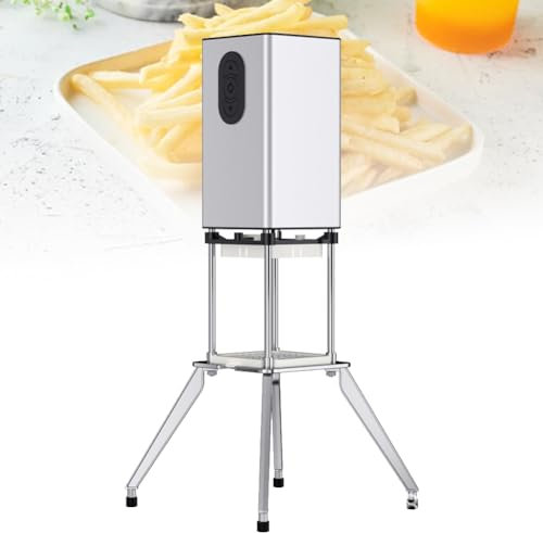 WXPXYBF Commercial French Fry Cutter, Professional Vertical French Fry Cutter, Multifunction Vegetable Fruit Chipper, Stainless Steel Potato Chipper Fast Cutting, for Industrial Kitchen Restaurant