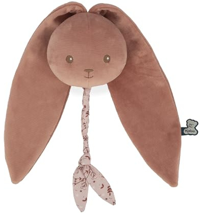 Kaloo - Musical Rabbit Terracotta Nomad - Soft Lapinoo plush to soothe baby - Practical to carry - Musical Soft toy - Cuddly companion from birth - Ideal birth gift - K218029