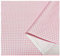 AMateschitz Baumwollstoff Karierter Twill Baumwolltuch Stretch Kariert Stoffpakete Reine Baumwoll Stoff Quadrate Patchwork Meterware Stoffe zum Nähe, Kariert 1cm und 3mm Rosa 1M*1.6M