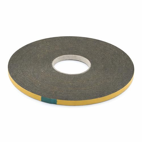 Double Sided Tape 12mm x 3mm x 25m – Strong Foam Adhesive Glazing Tape for Windows, Doors & UPVC Frames, Weather Resistant Security Sealing Tape for Glazing Units