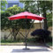 CRBUDY Parasol de Jardin rectangulaire 150 x 250 cm avec manivelle et Inclinaison, Parasol de Table de marché extérieur, Parasol Pare-Soleil pour Piscine, pelouse, terrasse, sans Socle (Rose Rouge)