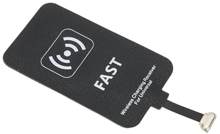 Naroote 10W Wireless Charger Receiver Patch Module Chip for Micro USB Phone, Foldable Plug, Stable and Efficient, 3C Safety Certification, Applicable to All Micro USB Reverse Phones