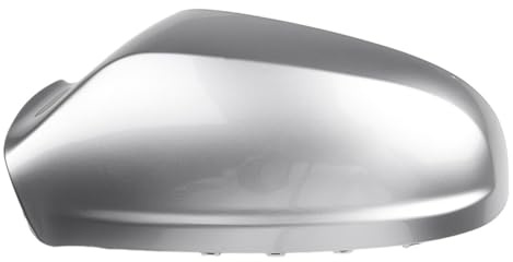 ARMYJY Silver Grey Door Wing Mirror Cover for Vauxhall for opel for astra H MK5 2004-2009 Left Hand Side ABS Replacement