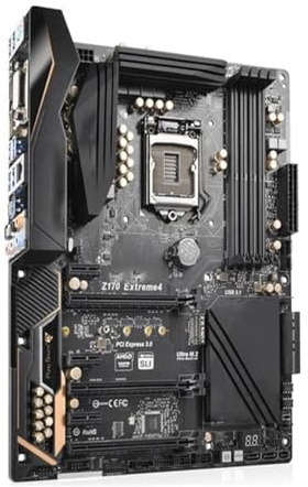 Carte mère Carte mère Fit for ASROCK Z170 Extreme4 Z170 LGA 1151 for processeur Core i7-6700K i5-6600K i3-6100 DDR4 SATA3 Ultra M.2 Z170 ATX