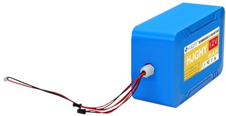 HJGHY 12V 15Ah 18Ah 20Ah Lithium Battery Pack 12V Power Bank for Audio/Lighting 12 Volt Outdoor Portable Batteries with BMS and Plastic Housing,12V20Ah