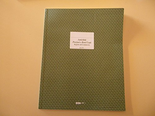 Edipro E2170 Handelsbuch Antik und Wertschätzung, 47 Seiten F.To 24.5 x 31