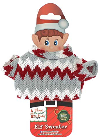 Hoolaroo Asst Strickpullover mit Elfenmotiv – (4 Designs erhältlich, 1 zufällig ausgewählt)